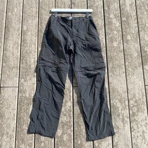 REI Grey Convertible Hiking Cargo Pants